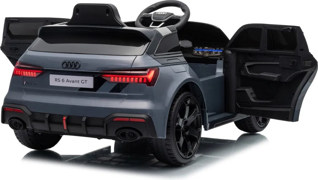 Detské elektrické autíčko Audi RS6 Avant GT sivá