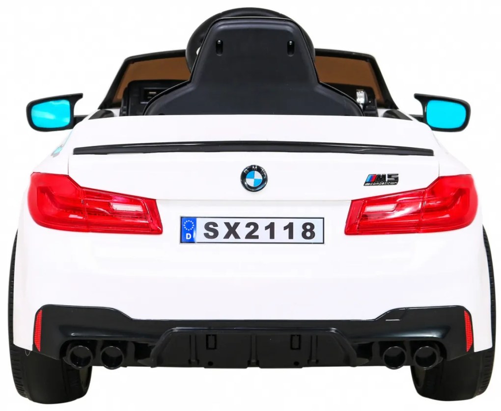 Elektrické vozidlo s funkciou drift BMW M5 DRIFT biele