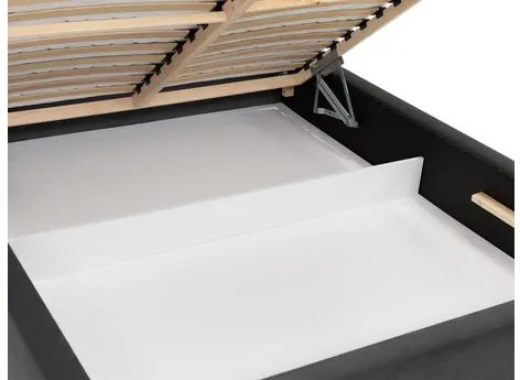 Manželská posteľ Eshora, Dostupné poťahy: Kronos 09, Rozmer postele: 140x200