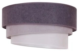 Duolla - Luster na lanku TRIO 1xE27/15W/230V pr. 45 cm antracit/šedá/biela