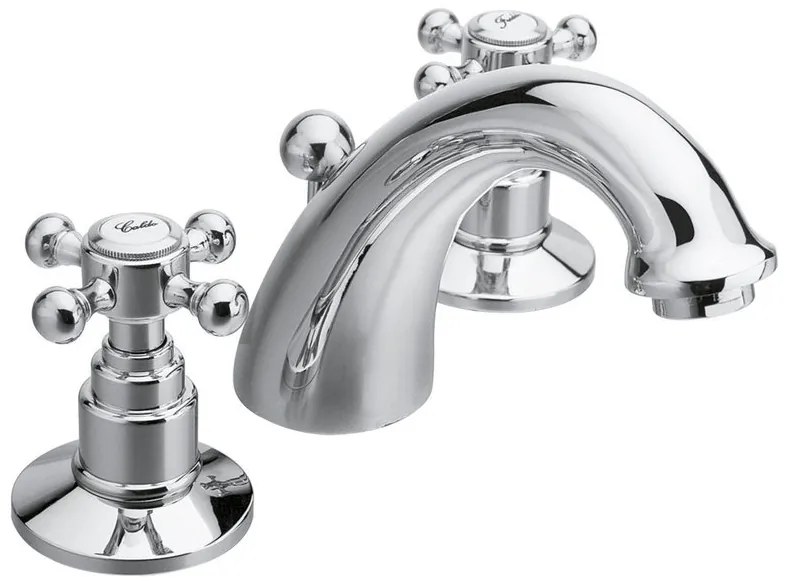 Sapho Sapho, ANTEA trojprvková umývadlová batéria s výpusťou, chrómová, 3021