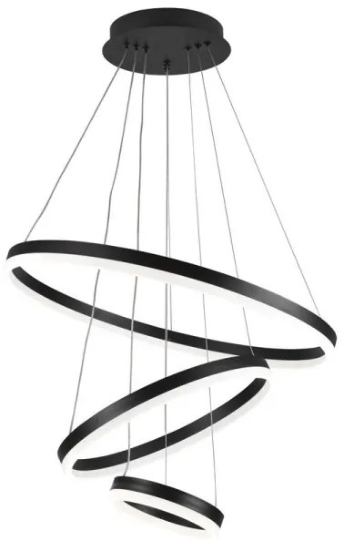 LED Stmievateľný luster na lanku LED/85W/230V 3000-6500K + diaľkové ovládanie