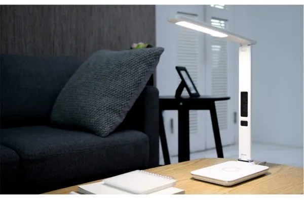 Brilagi- LED Stmievateľná  lampa s bezdrôtovým nabíjaním REGINA LED/8,5W/230V biela