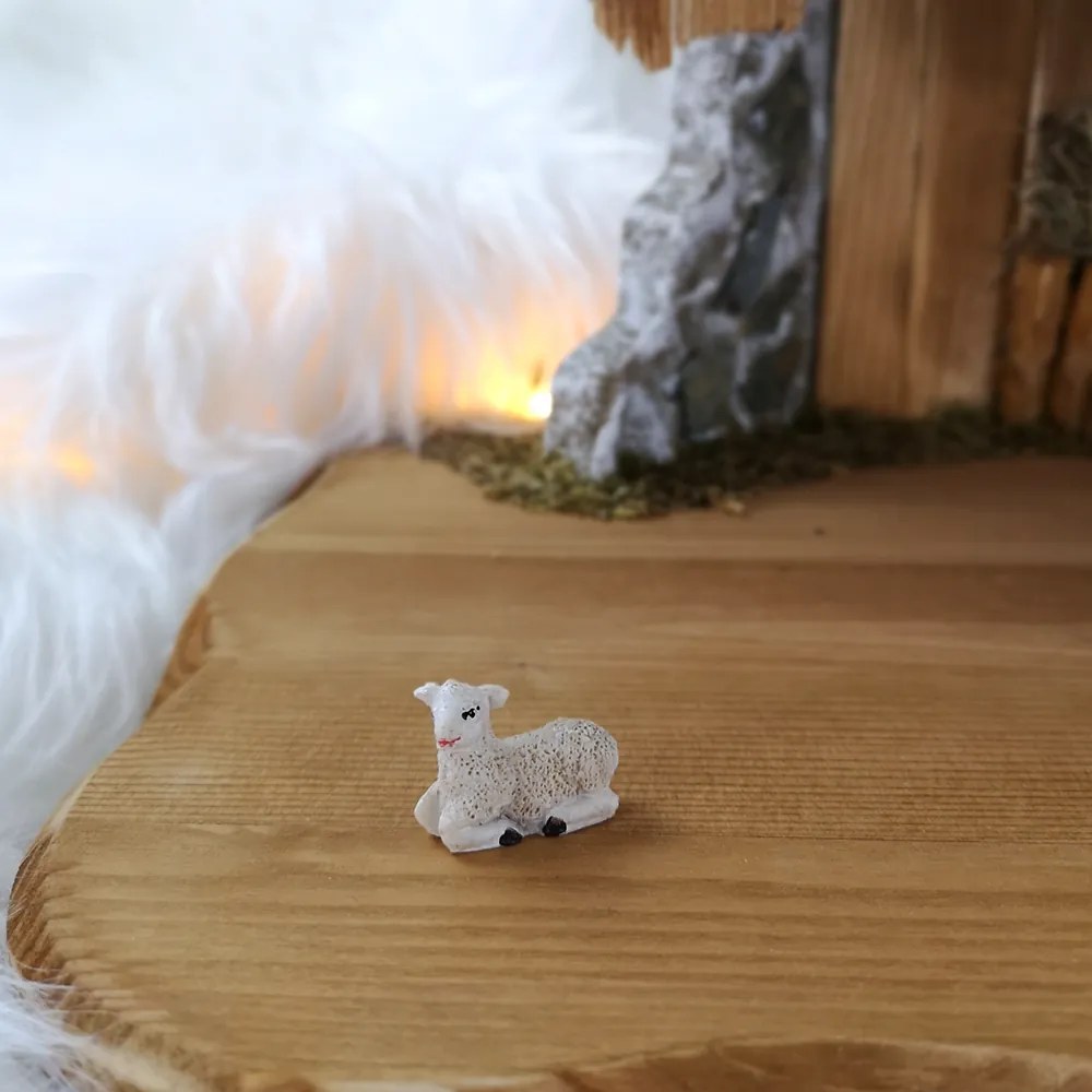 AMADEA Figúrka do postieľky - Ovečka 3 cm