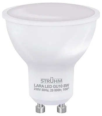 Strühm LED žiarovka LARA LED GU10 8W Neutral White neutrálna biela 17183