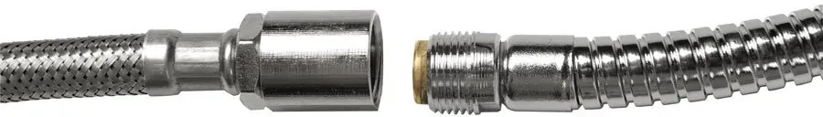 Sapho Sapho, SET sprchová hadica k batérii na okraj vane, F1/2'- F1/2', 275 cm, chróm, FLE18