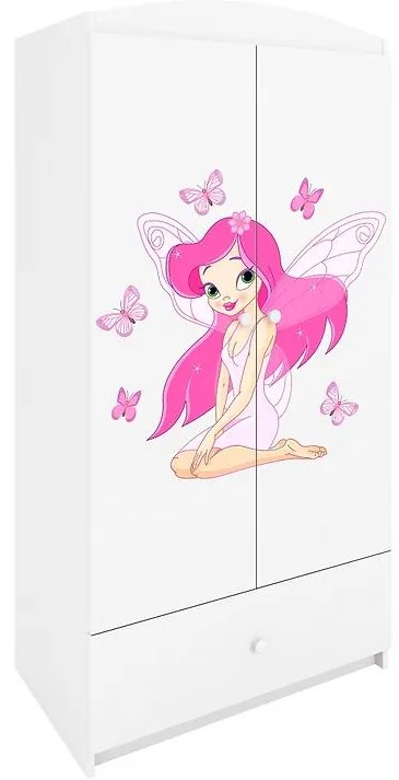 Skriňa Babydreams Biely – Víla 2