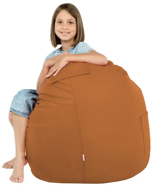 Kreslo Porto ekokoža svetlohnedé