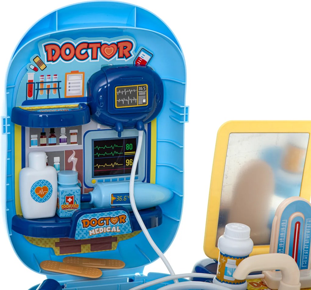 KIK Detská lekárska súprava 34 dielna v kufríku – vzdelávacia hračka, ideálny darček