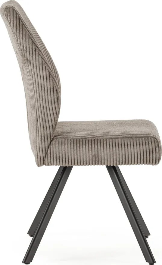 Svetlosivé menčestrové jedálenské stoličky v súprave 2 ks Anibal – Marckeric