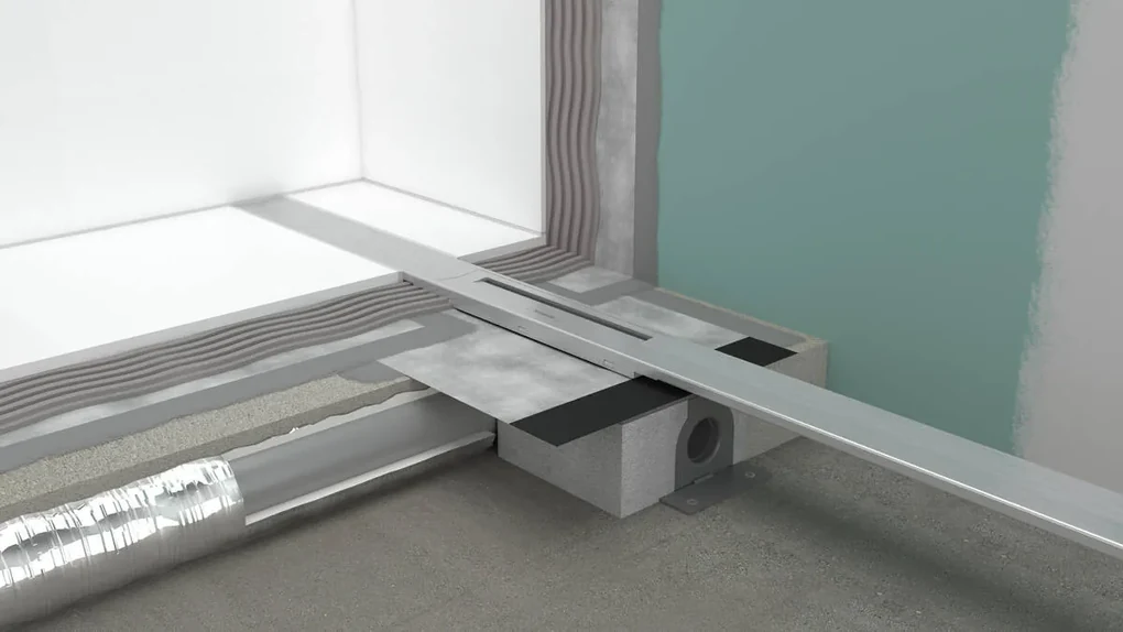 Hansgrohe RainDrain Flex, vrchná sada sprchového žľabu 1000, skracovateľný, pre inštaláciu voľne na plochu, čierna matná, HAN-56046670