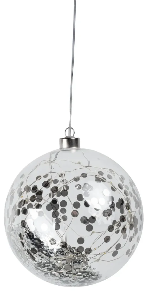 Räder LED svetelná guľa s konfetami, veľká