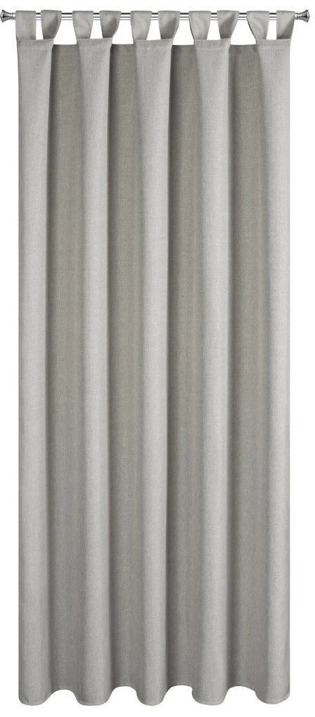 ZÁHRADNÝ VODEODOLNÝ ZÁVES NA PÚTKACH GARDEN 155X240 CM STRIEBORNÁ