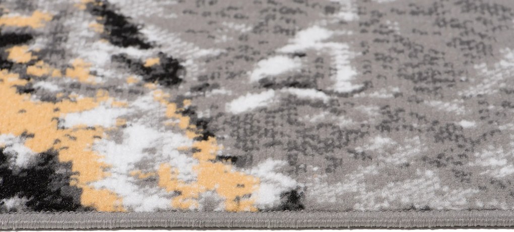 TA Koberec Q543B WHITE MAYA PP EYM Sivý Obdĺžnikový Rozmer: 200x250 cm