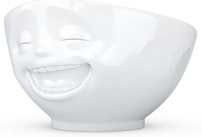 Biela porcelánová smejúca sa miska 58products