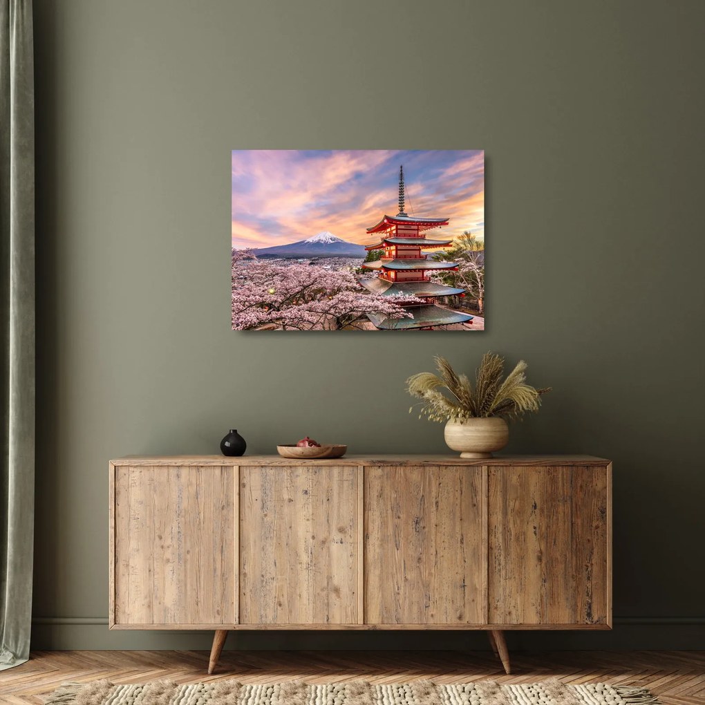 Sklenený obraz - Fuji (70x50 cm)