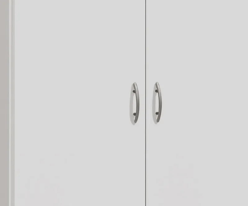 Šatníková skriňa Base, biela