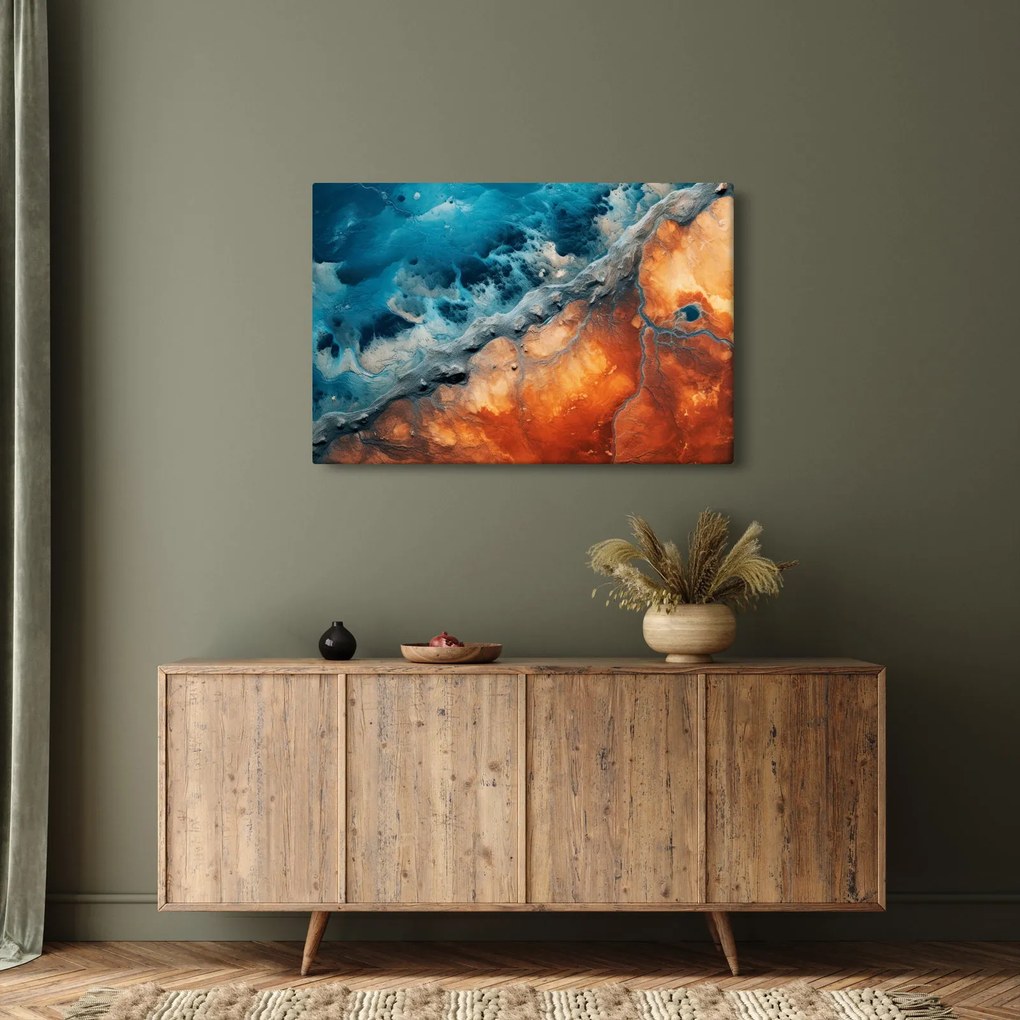 Obraz - Voda a oheň (90x60 cm)
