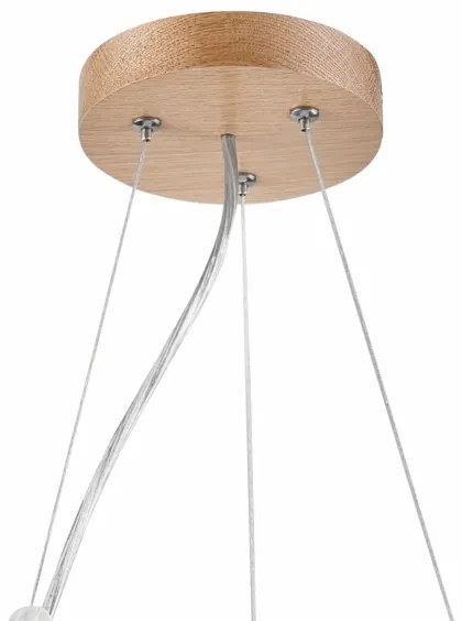 Brilagi - LED Luster na lanku CARVALHO 2xE27/60W/230V dub pr. 37 cm