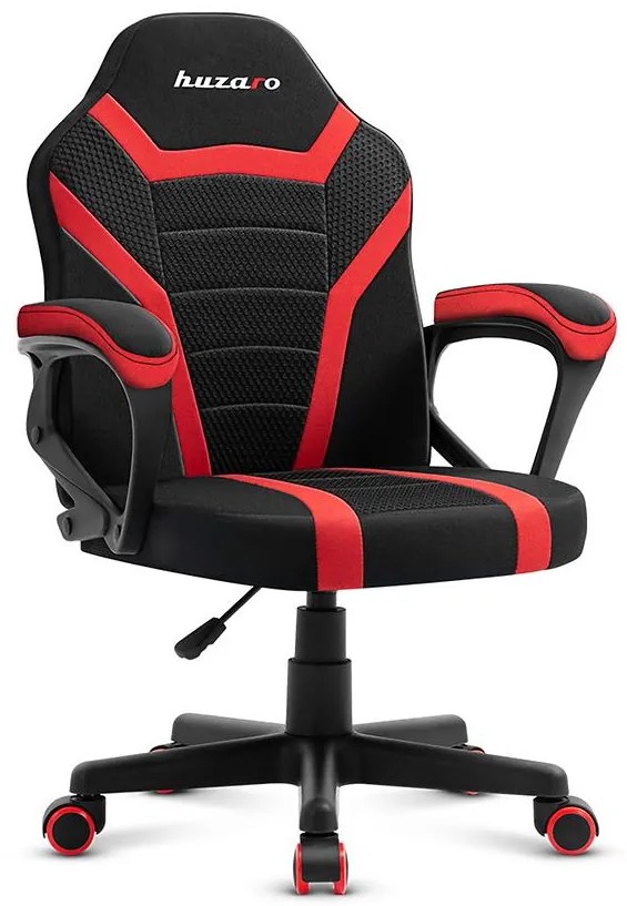 Otočné kreslo pre hráča HZ-Ranger 1.0 red mesh