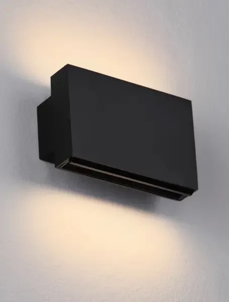 Minimalistické nastenné svietidlo Oti Čierna