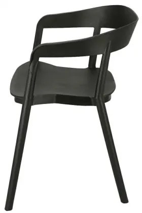 NIELS stolička Čierna