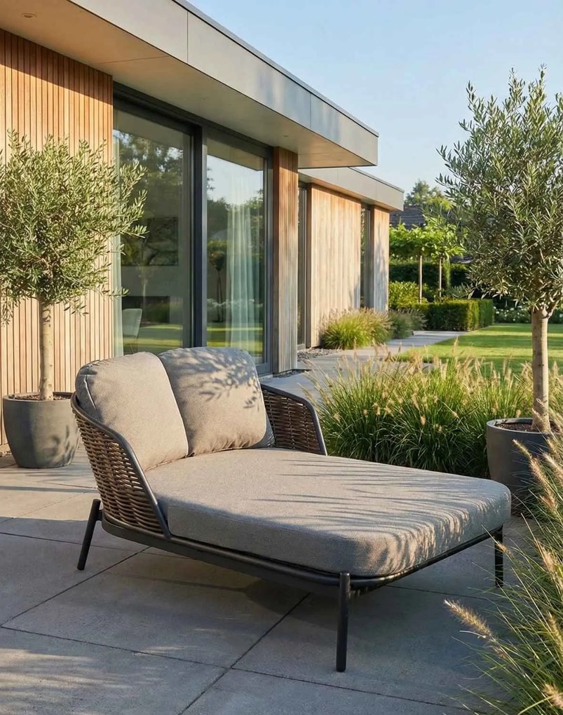 Dvojmiestne záhradné lehátko Borneo