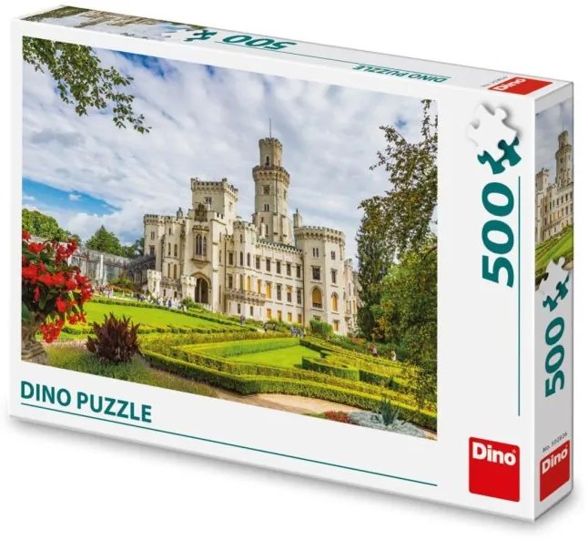 Dino Puzzle Hrad Hluboká, Česká republika 47x33cm 500 dielov