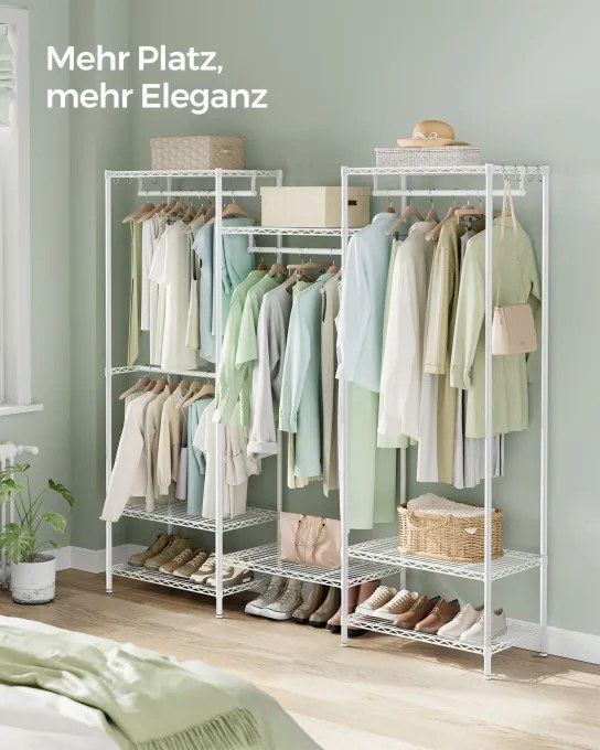 Otvorená šatníková skriňa LGR431W01