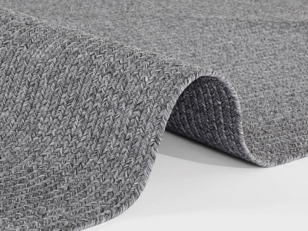NORTHRUGS - Hanse Home koberce Kusový koberec Braided 105551 Light Grey – na von aj na doma - 200x290 cm