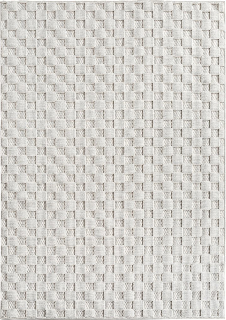 Ayyildiz, Koberec behúň Helix 2203 cream, 80x250, biela, chodba / predsieň