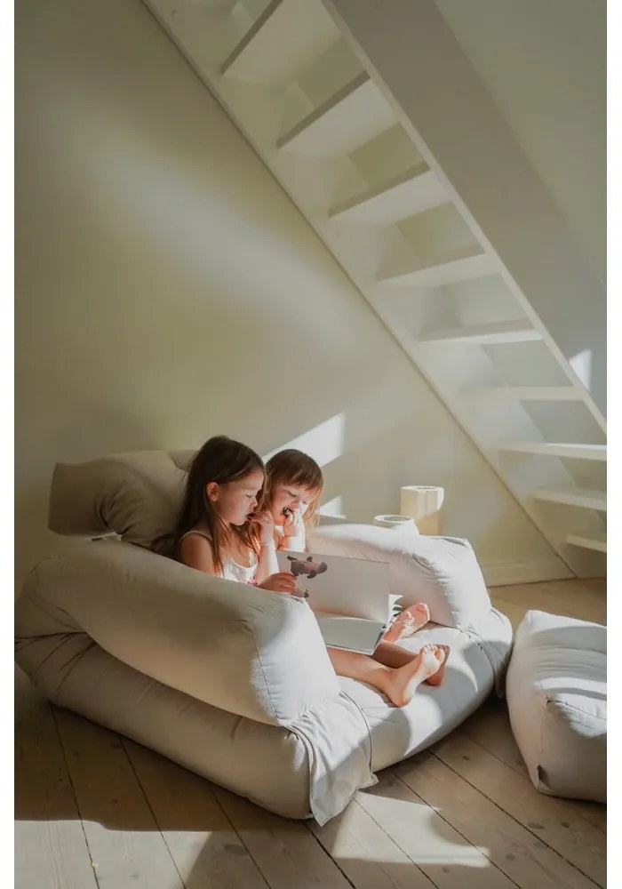 Rozkladacie kreslo so zeleným poťahom Karup Design Hippo Olive Green