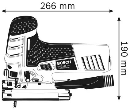 Priamočiara píla Bosch GST 150 CE