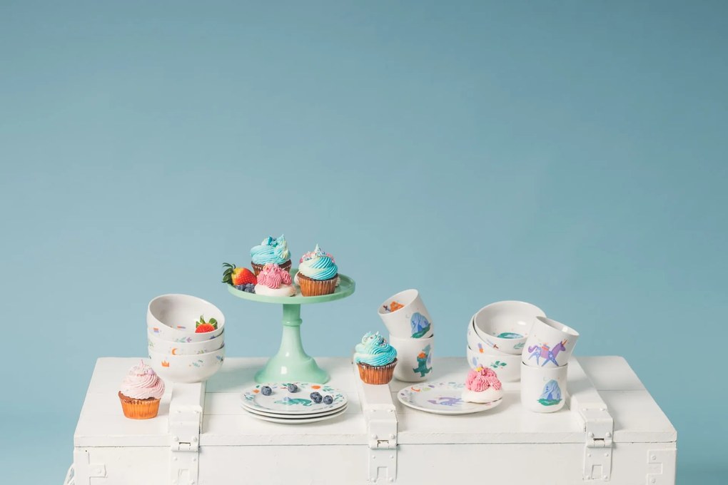 Bella Rose Detská porcelánová miska Drak 400 ml