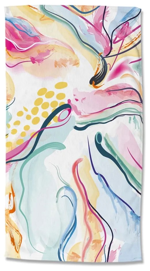 Zamatová plážová osuška 100x180 cm Magic – Good Morning