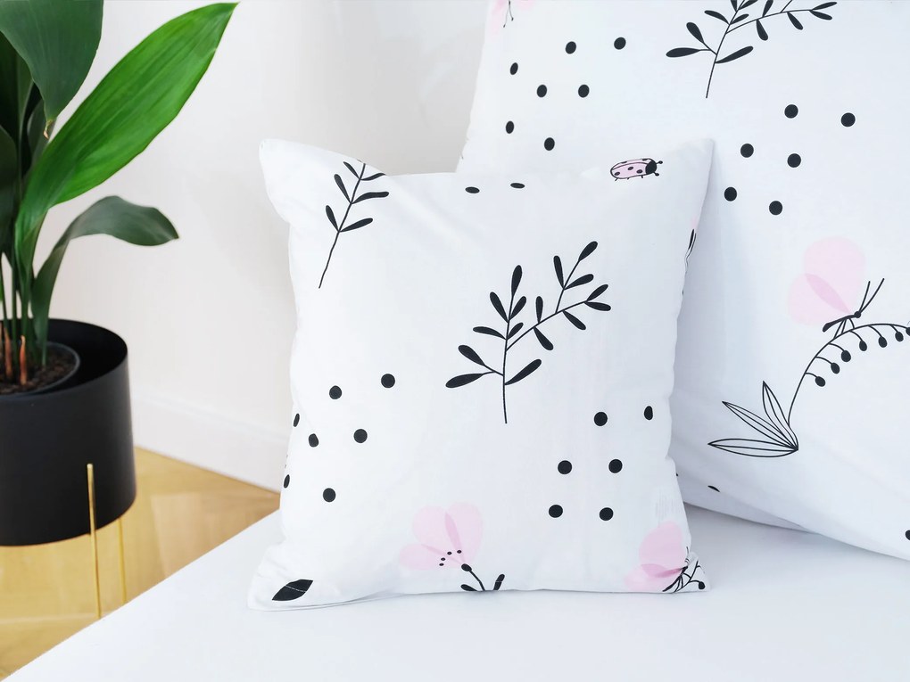 Bavlnená obliečka na vankúš Renforcé 40 × 40 cm - Lúka