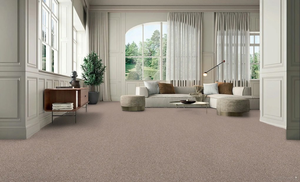 Lano, Koberec metráž Sparkle 253, na mieru, šíře 4m,5m, hnedá, ab (mriežka), chodba / predsieň