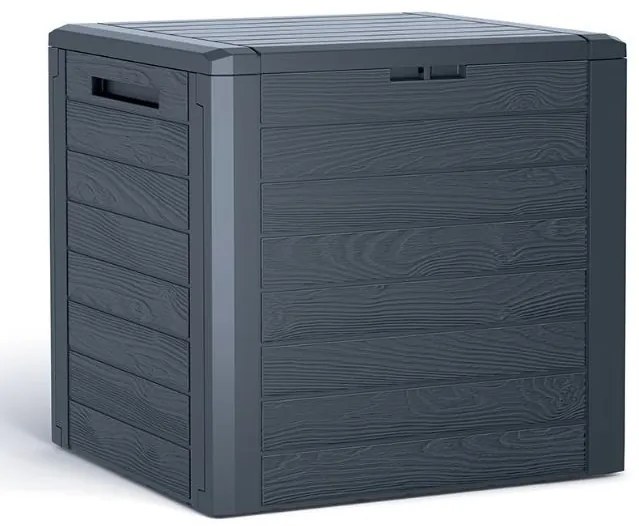 Záhradný box antracit 58,5cm 140L WOODEBOX