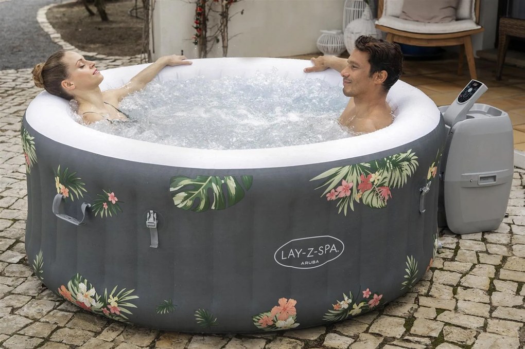BESTWAY Lay-Z-Spa Aruba AirJet Vírivka, 170 x 66 cm, 2-3 osoby 60061