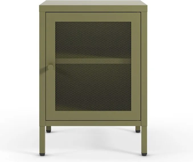 Zelený nočný stolík Fayna – Marckeric