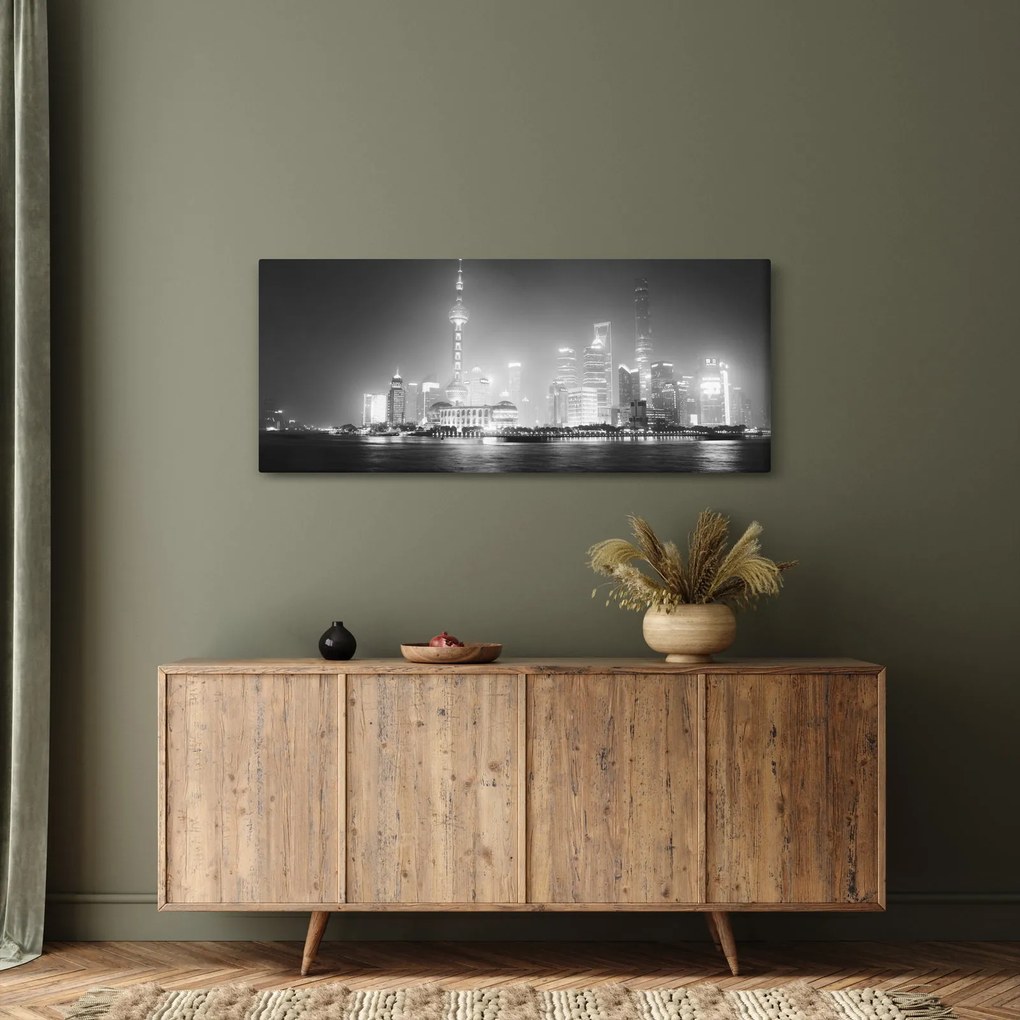 Obraz moderných mrakodrapov (120x50 cm)