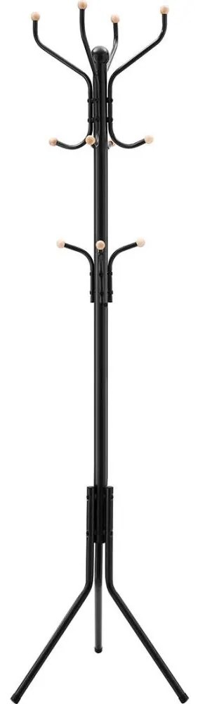 Stojanový vešiak LINEA čierny