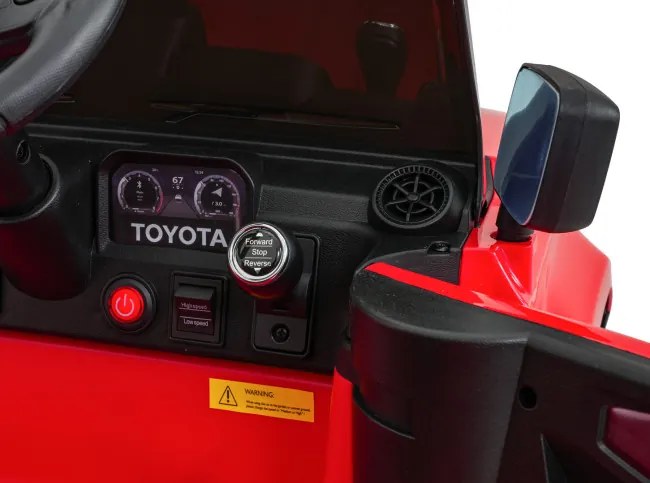 Elektrické autíčko Toyota Land Cruiser PRADO červené