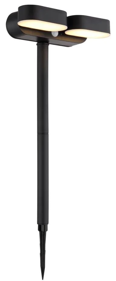 Globo 36509 - LED Solárna lampa so senzorom LED/7,2W/3V IP44 GL8121