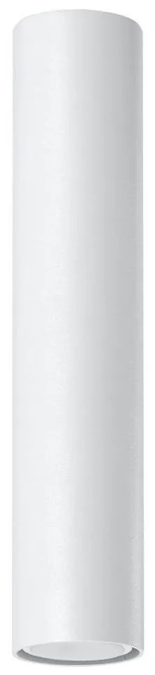 Sollux SL.0435 - Bodové svietidlo LAGOS 1xGU10/10W/230V biela