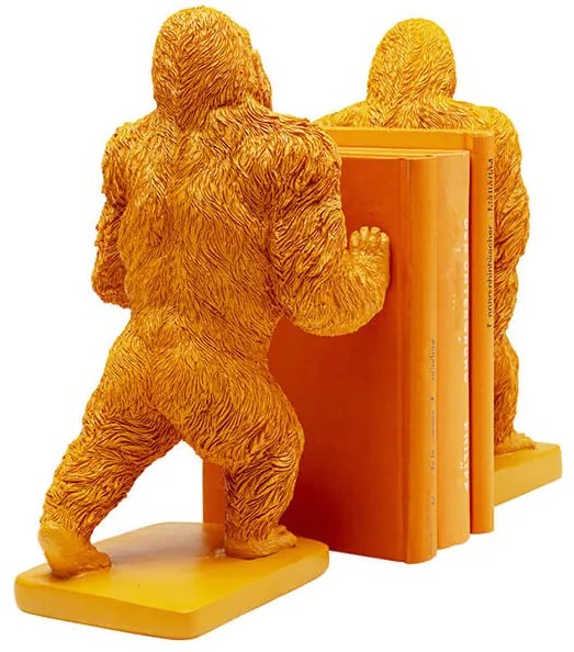 Gorilla zarážky na knihy oranžové