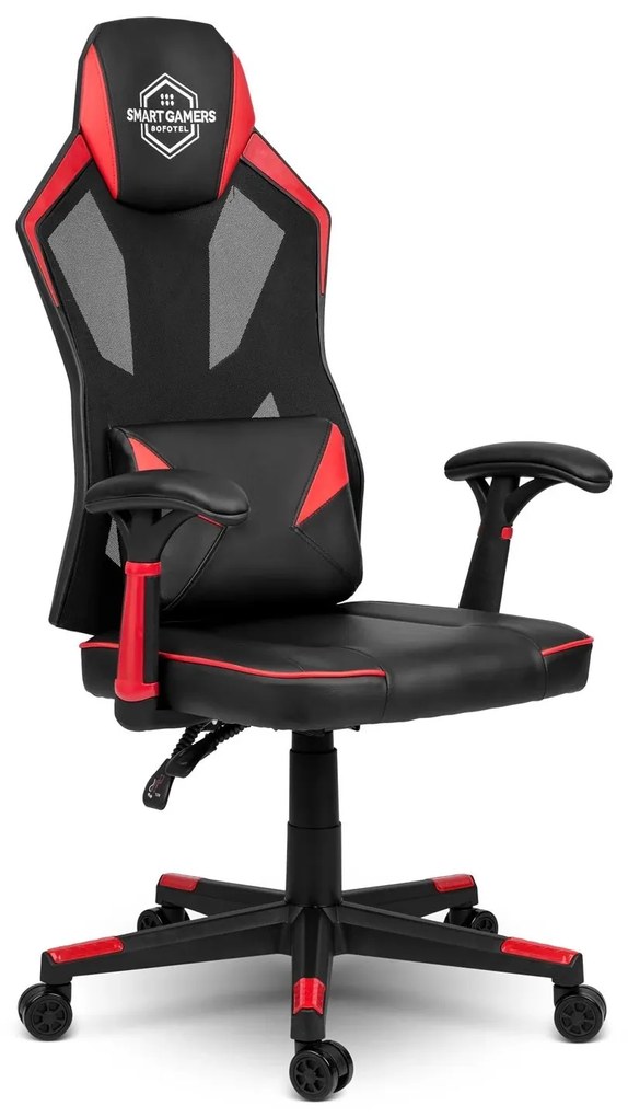 Sofotel Herné kreslo Shiro čierno-červené - 2193