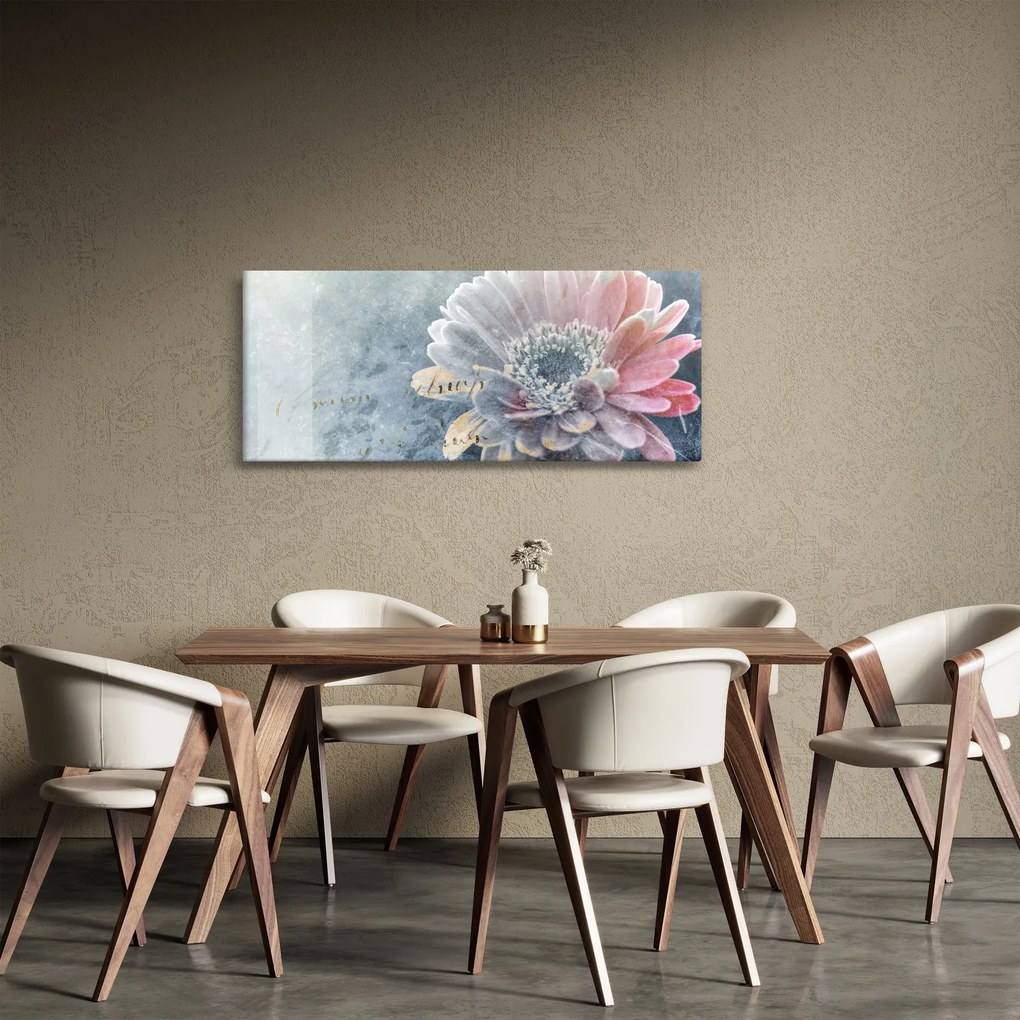 Obraz - Zimný kvet (120x50 cm)