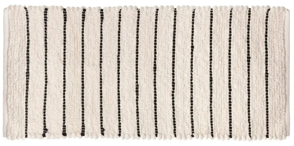 Krémový koberec STRIPED 50x120 cm