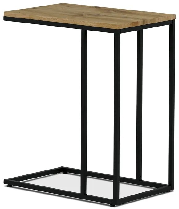 Autronic BONTEC Odkladací stolík 50x30cm, mdf, dub, AF-3006 OAK Farba: Prírodné